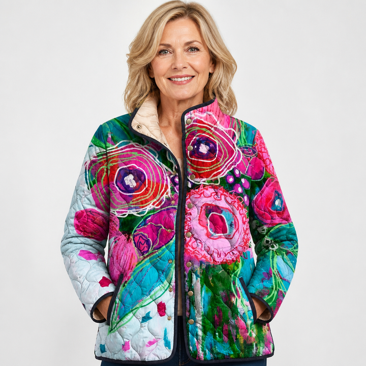 Philippa | Veste matelassée Niittykuosinen
