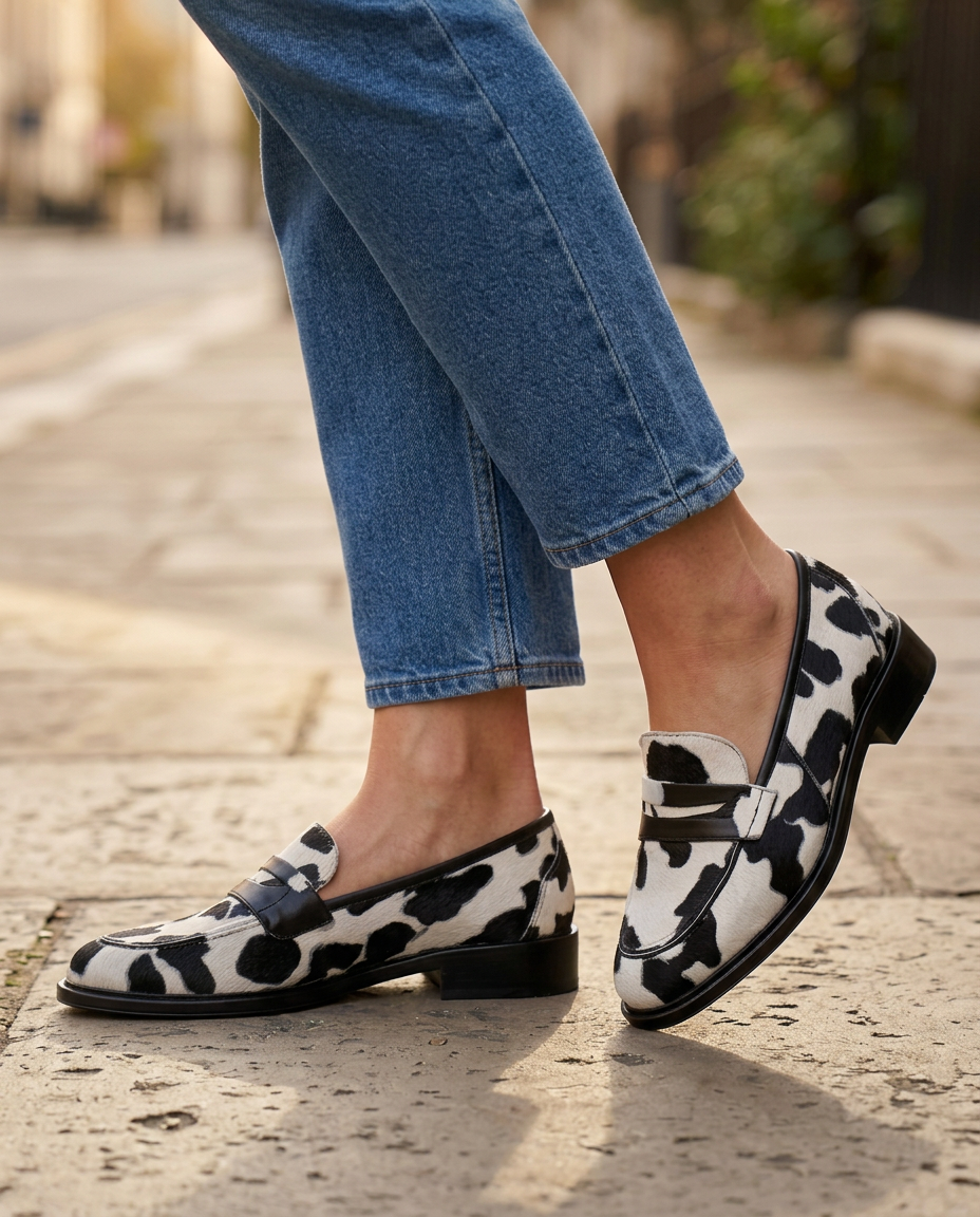 Mocassin Nives — Vache avec Masque Penny
