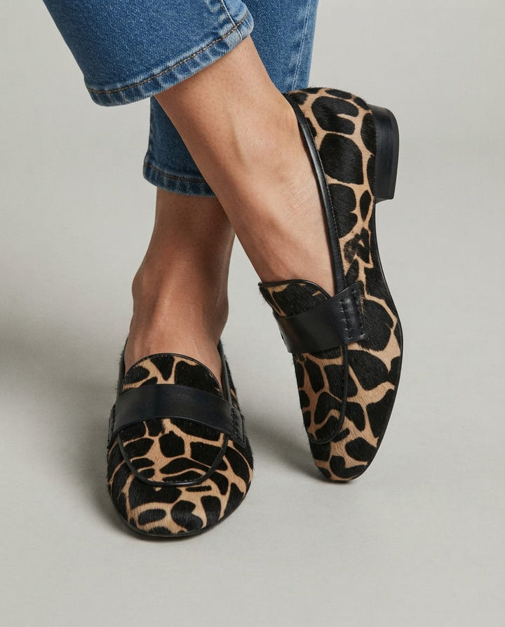 Mocassin Giulia — Girafe Abricot