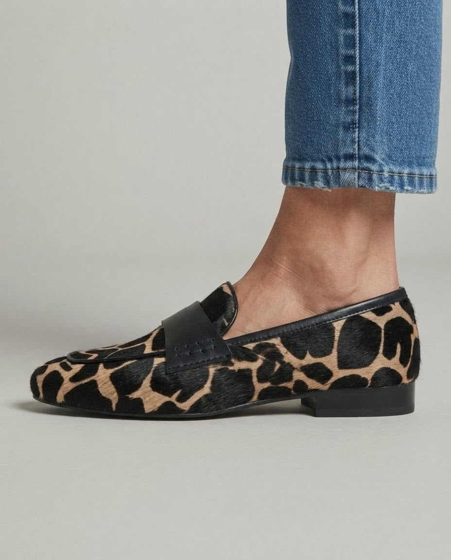Mocassin Giulia — Girafe Abricot