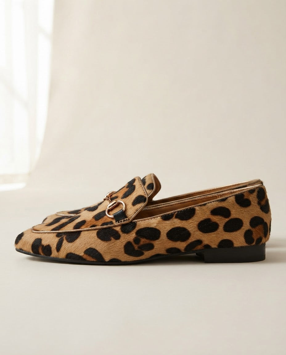 Mocassin Serena — Léopard avec Morsetto