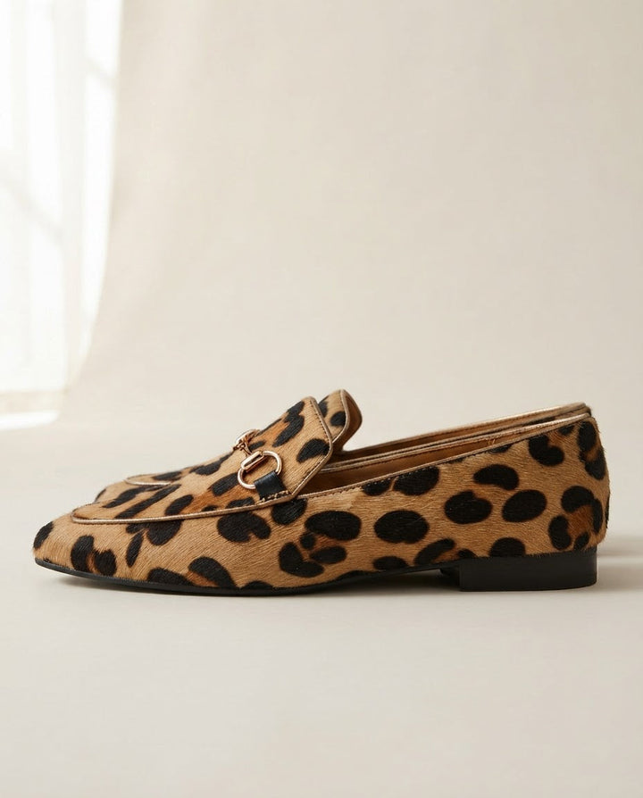 Mocassin Serena — Léopard avec Morsetto