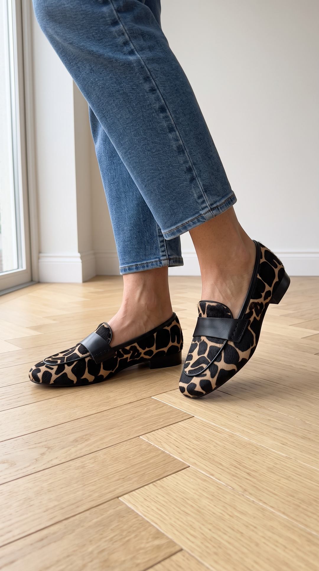 Mocassin Giulia — Girafe Abricot
