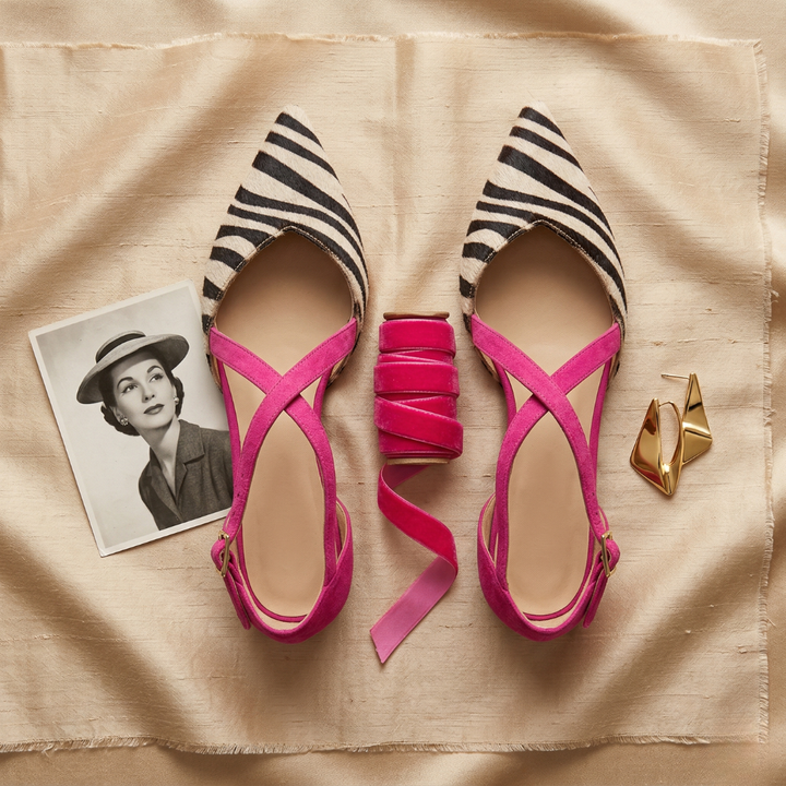 Ornella | Ballerines avec Lanières