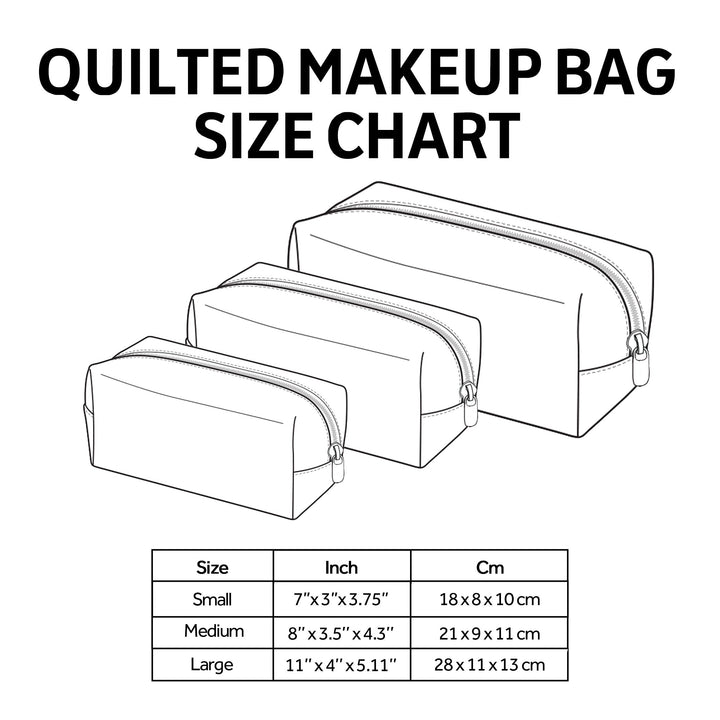 Trousse de Maquillage Matelassée Libellule Sérénité